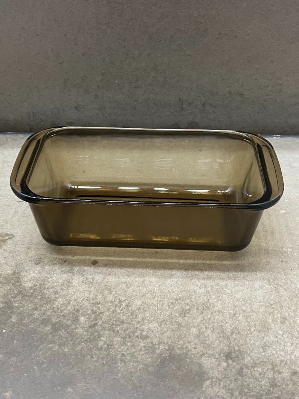 Vintage Pyrex by Corning Amber Glass Loaf Pan, 22 x 11 x 6 cm